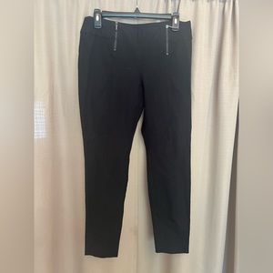 Inc International Concepts Women's Mid Rise Skinny Leg Ponte Pants Black 8P NWT